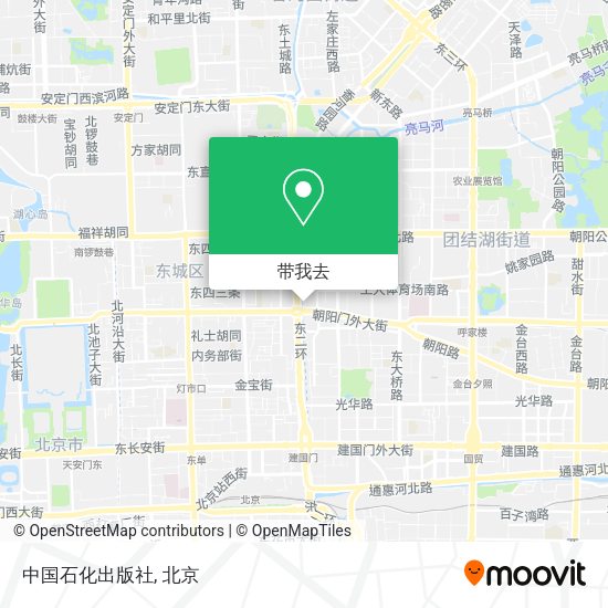 中国石化出版社地图
