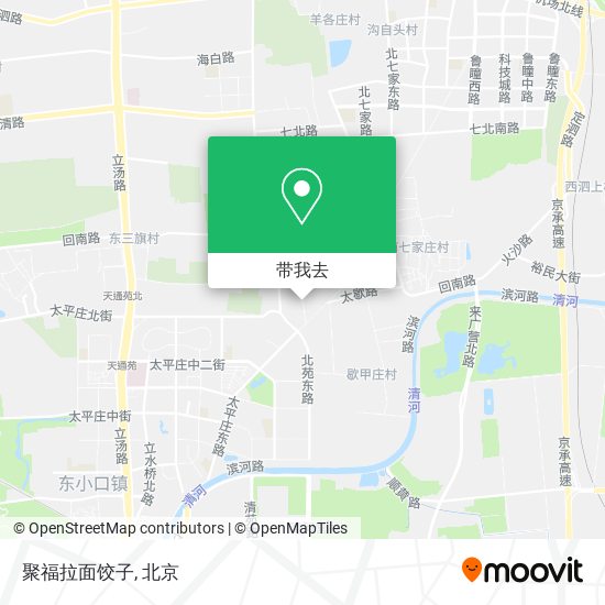 聚福拉面饺子地图