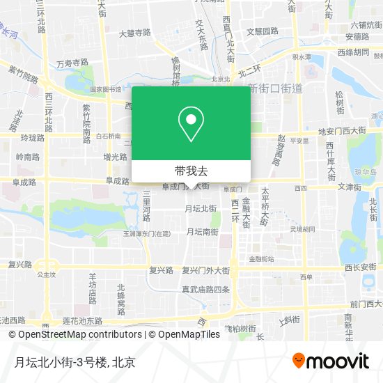 月坛北小街-3号楼地图