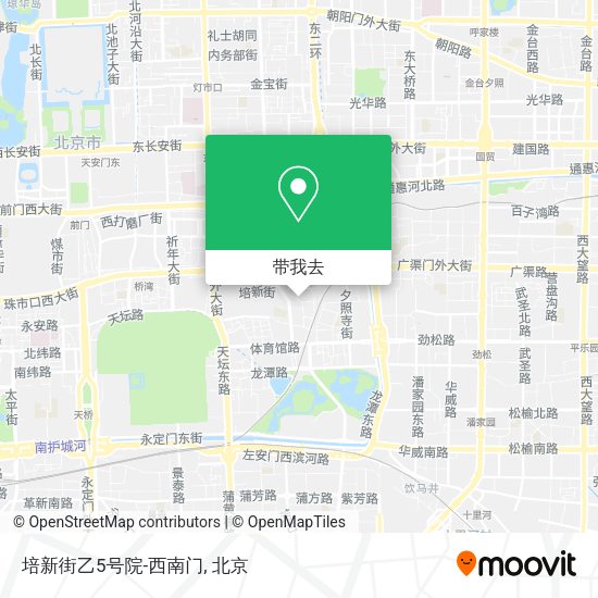 培新街乙5号院-西南门地图