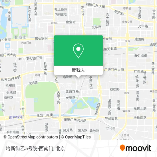 培新街乙5号院-西南门地图