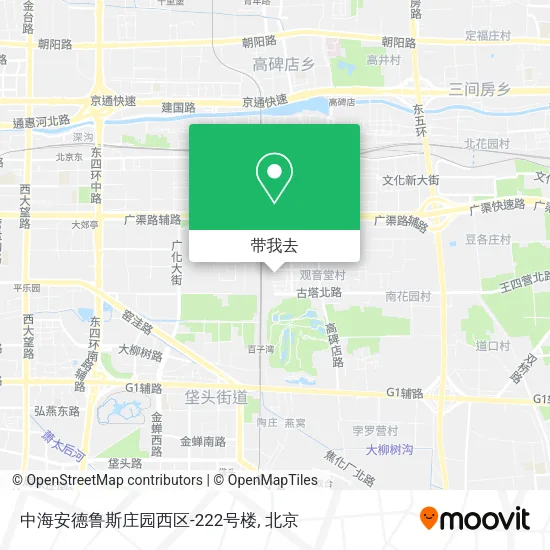 中海安德鲁斯庄园西区-222号楼地图