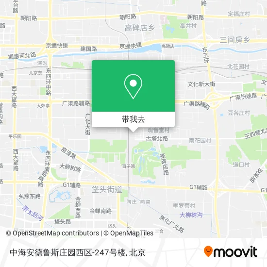 中海安德鲁斯庄园西区-247号楼地图