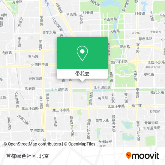 首都绿色社区地图
