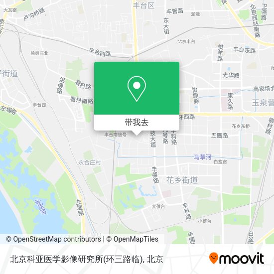 北京科亚医学影像研究所(环三路临)地图