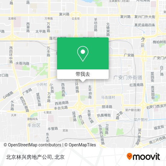 北京林兴房地产公司地图