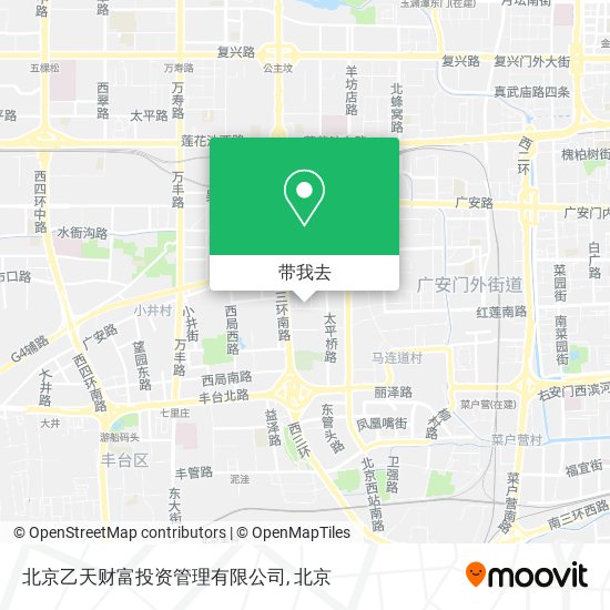 北京乙天财富投资管理有限公司地图