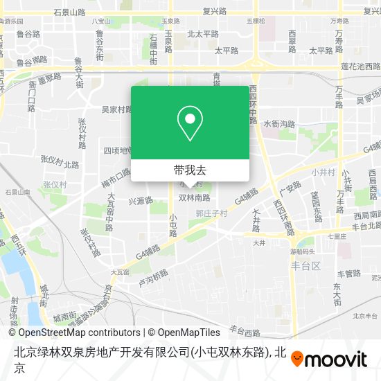 北京绿林双泉房地产开发有限公司(小屯双林东路)地图