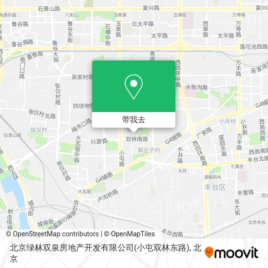 北京绿林双泉房地产开发有限公司(小屯双林东路)地图