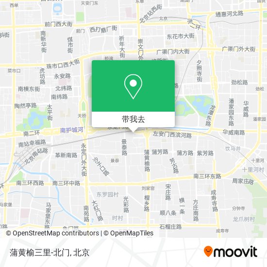 蒲黄榆三里-北门地图