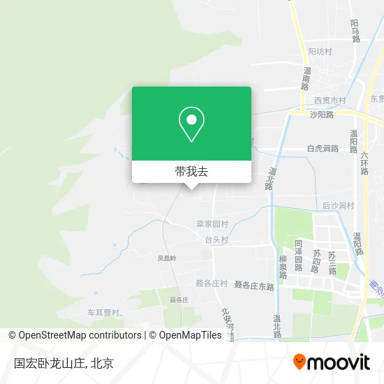 国宏卧龙山庄地图