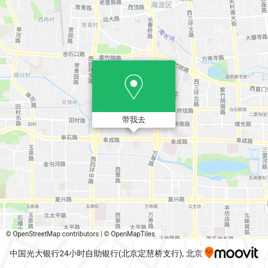 中国光大银行24小时自助银行(北京定慧桥支行)地图
