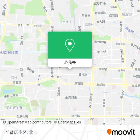 半壁店小区地图