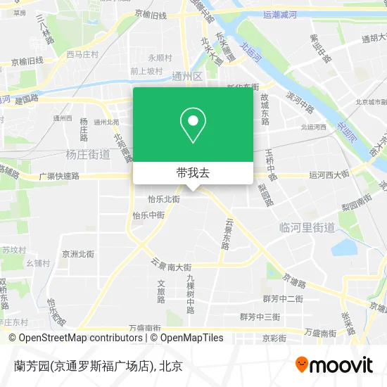 蘭芳园(京通罗斯福广场店)地图