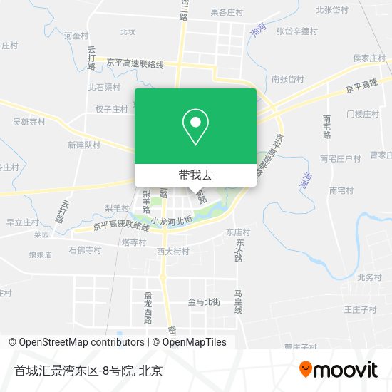 首城汇景湾东区-8号院地图