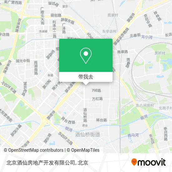 北京酒仙房地产开发有限公司地图