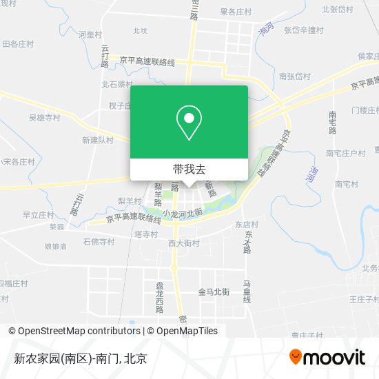 新农家园(南区)-南门地图