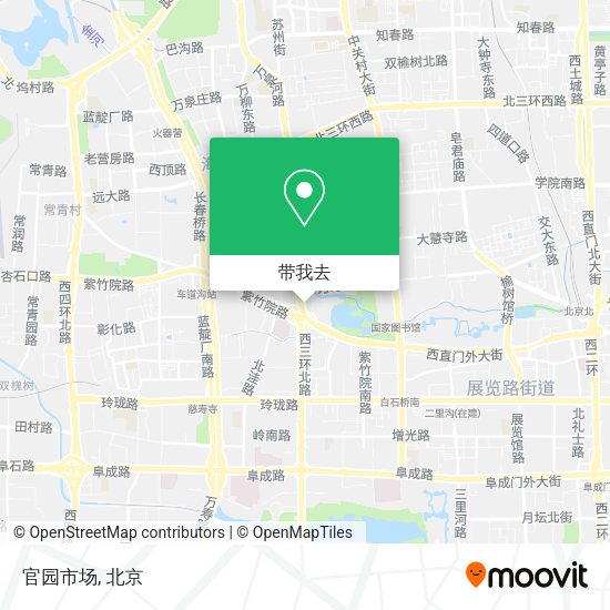 官园市场地图