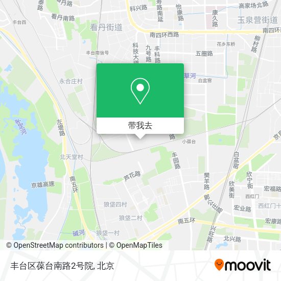 丰台区葆台南路2号院地图