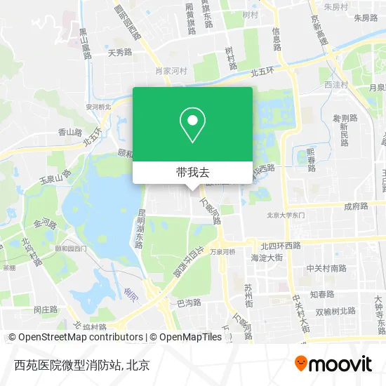 西苑医院微型消防站地图