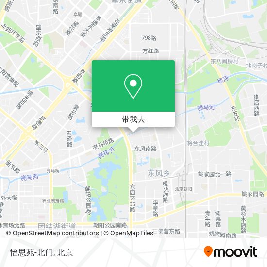 怡思苑-北门地图