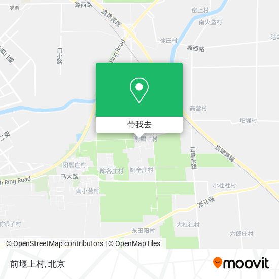 前堰上村地图