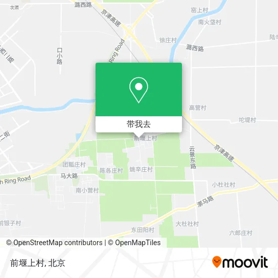 前堰上村地图