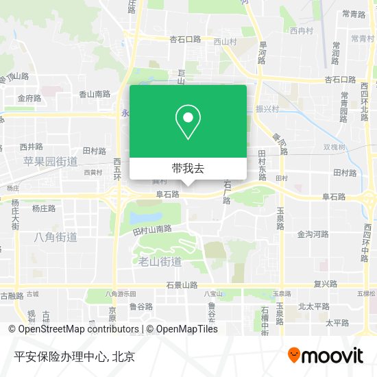平安保险办理中心地图