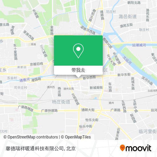 馨德瑞祥暖通科技有限公司地图