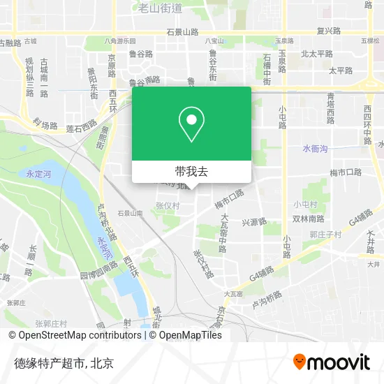 德缘特产超市地图