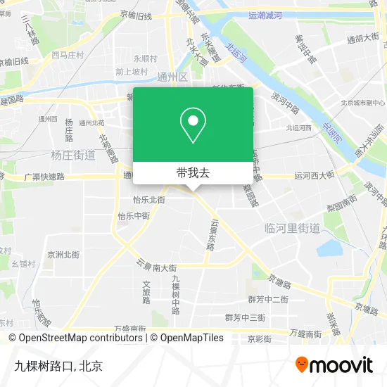 九棵树路口地图
