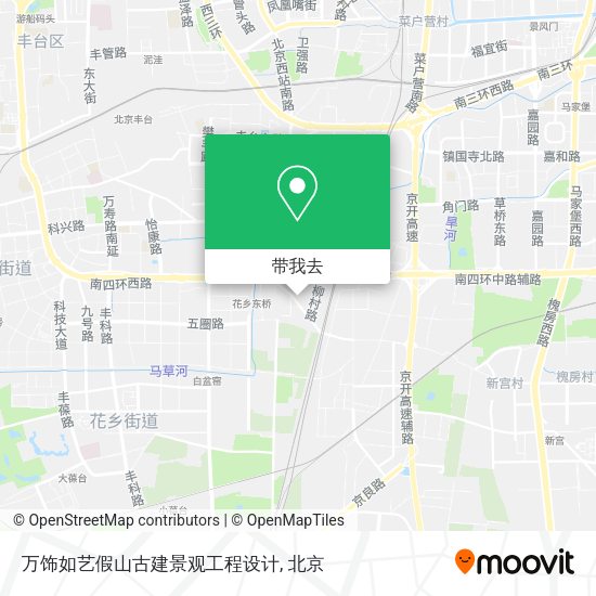 万饰如艺假山古建景观工程设计地图