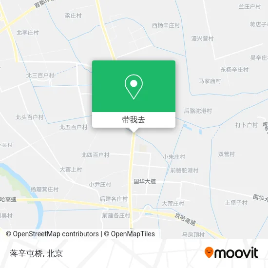 蒋辛屯桥地图