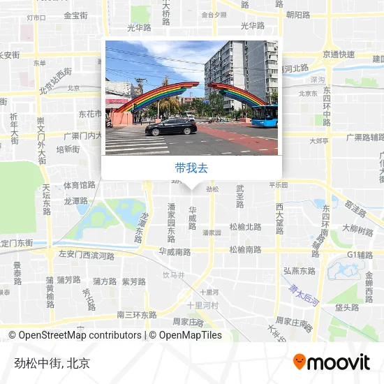 劲松中街地图