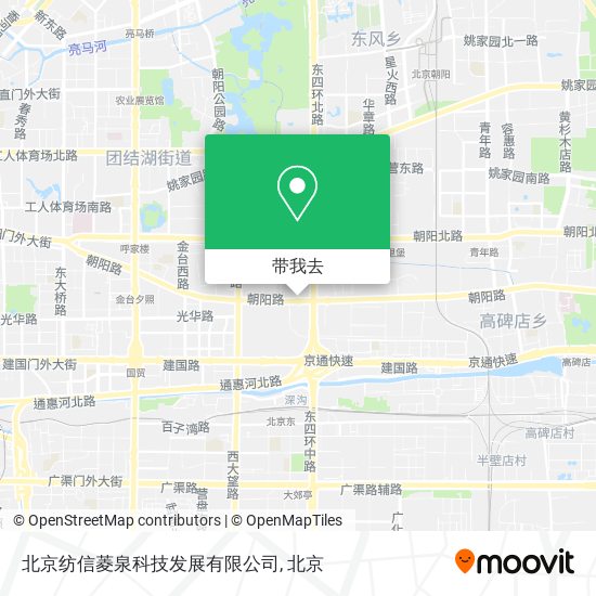北京纺信菱泉科技发展有限公司地图