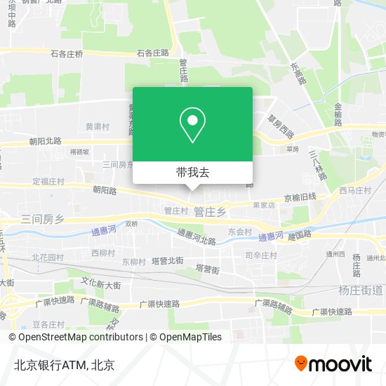 北京银行ATM地图