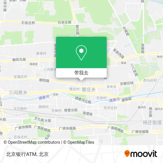 北京银行ATM地图