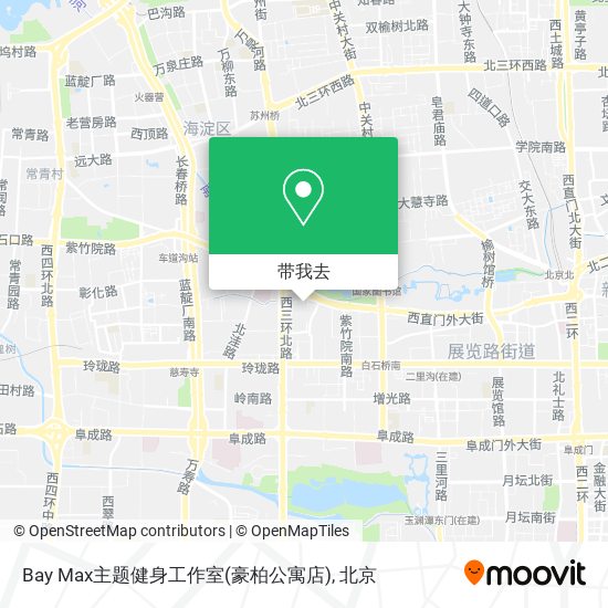 Bay Max主题健身工作室(豪柏公寓店)地图