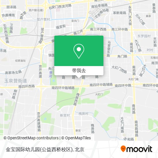 金宝国际幼儿园(公益西桥校区)地图