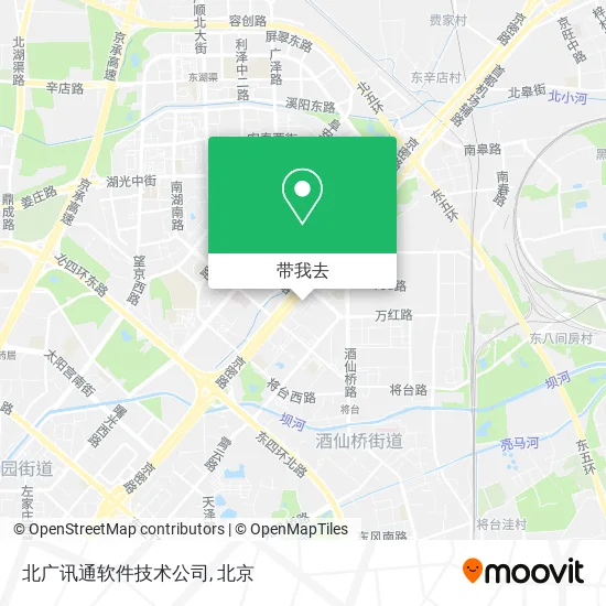 北广讯通软件技术公司地图