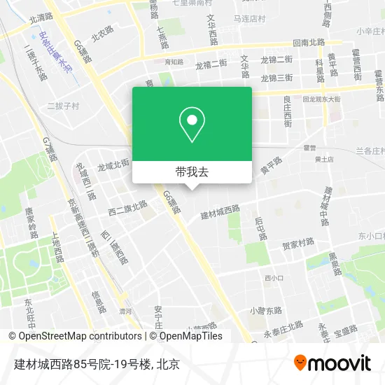 建材城西路85号院-19号楼地图