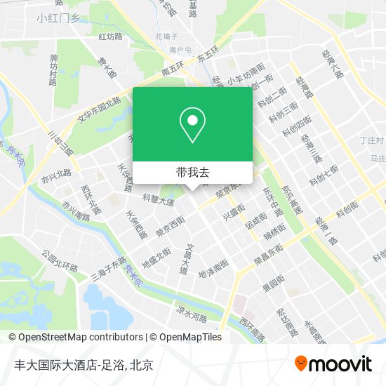 丰大国际大酒店-足浴地图