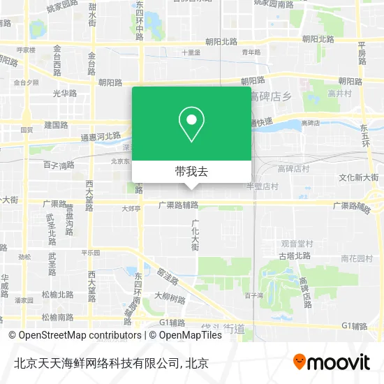 北京天天海鲜网络科技有限公司地图