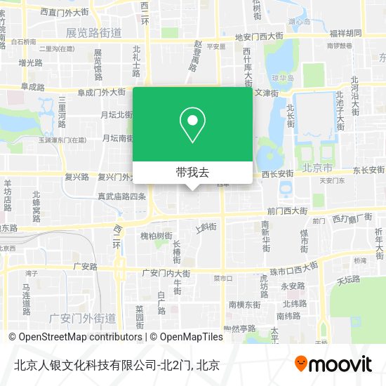 北京人银文化科技有限公司-北2门地图