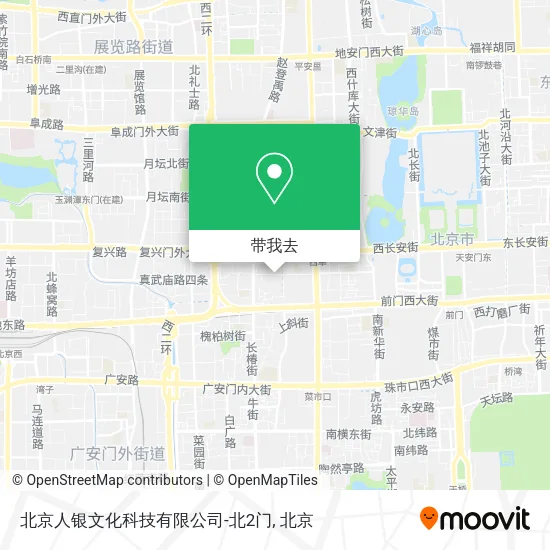 北京人银文化科技有限公司-北2门地图