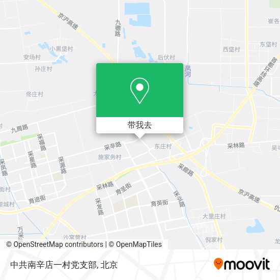 中共南辛店一村党支部地图