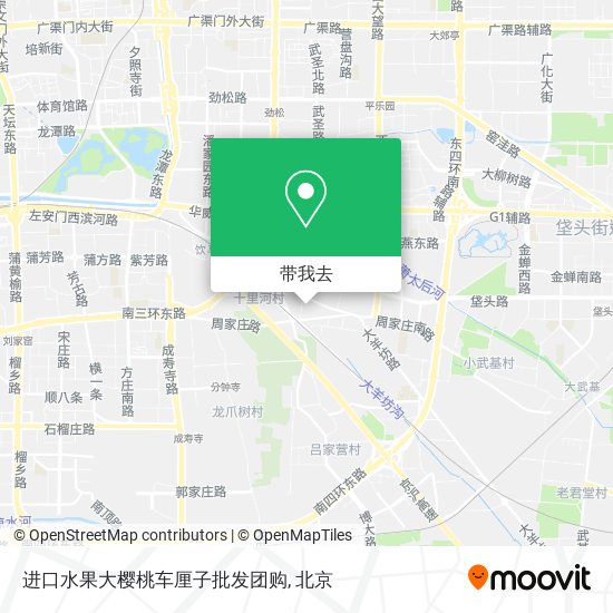 进口水果大樱桃车厘子批发团购地图