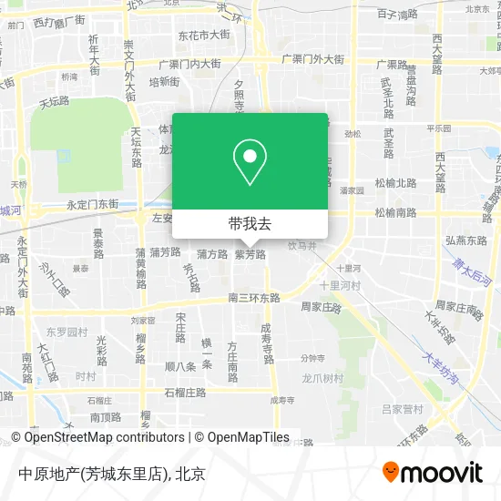 中原地产(芳城东里店)地图