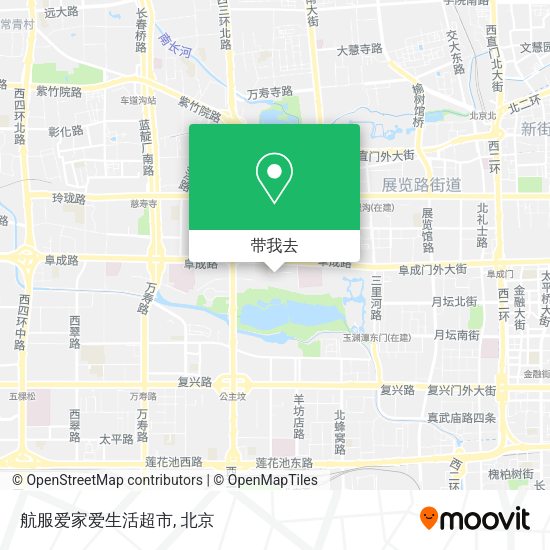 航服爱家爱生活超市地图