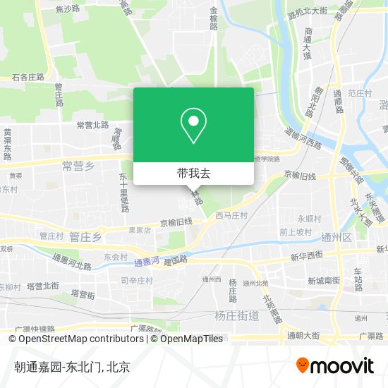 朝通嘉园-东北门地图